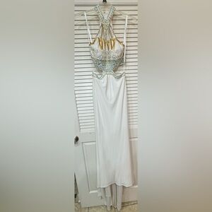 Dave and Johnny beaded prom dress size 2